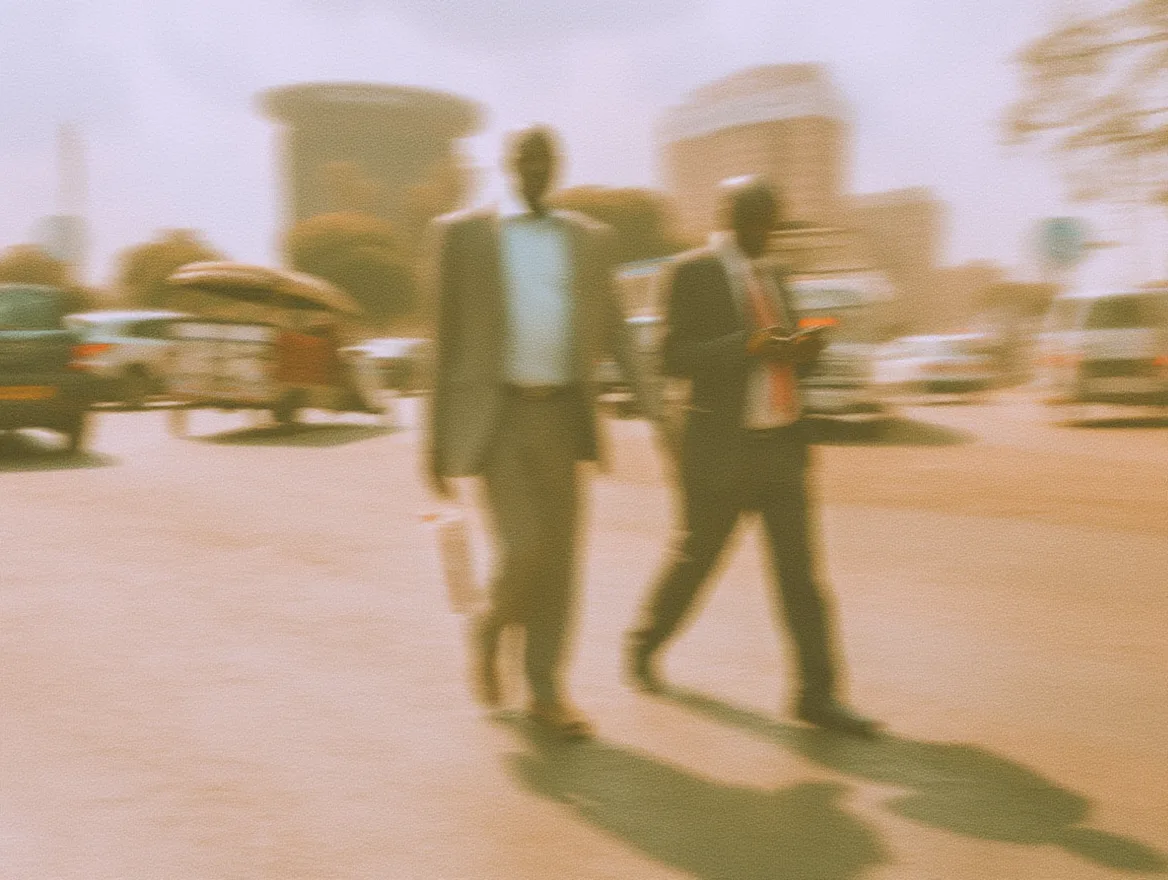 Nairobi professionals in suits